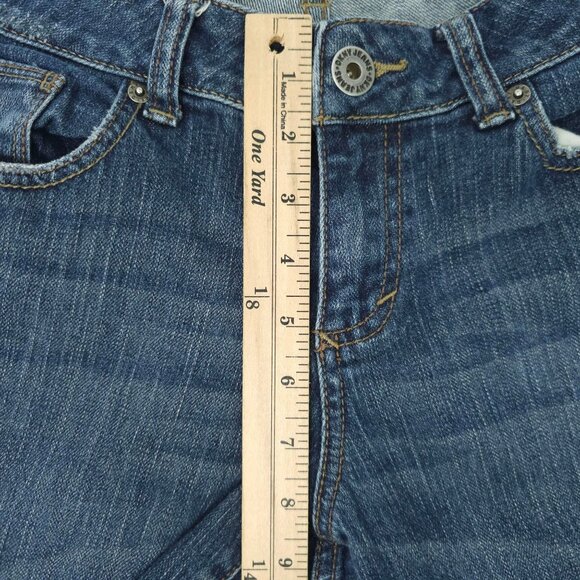 DKNY Jeans Boot Cut Womens Size 10 Mid Rise Medium Wash Denim Flap Pockets - Picture 4 of 15